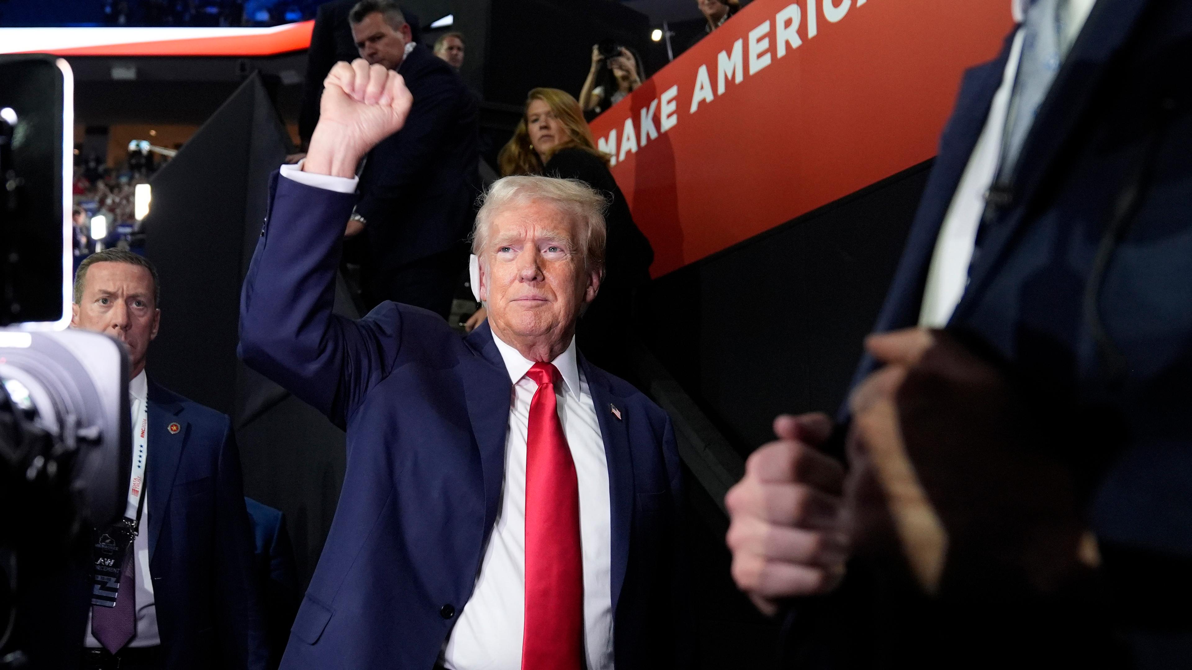 Trump in Milwaukee