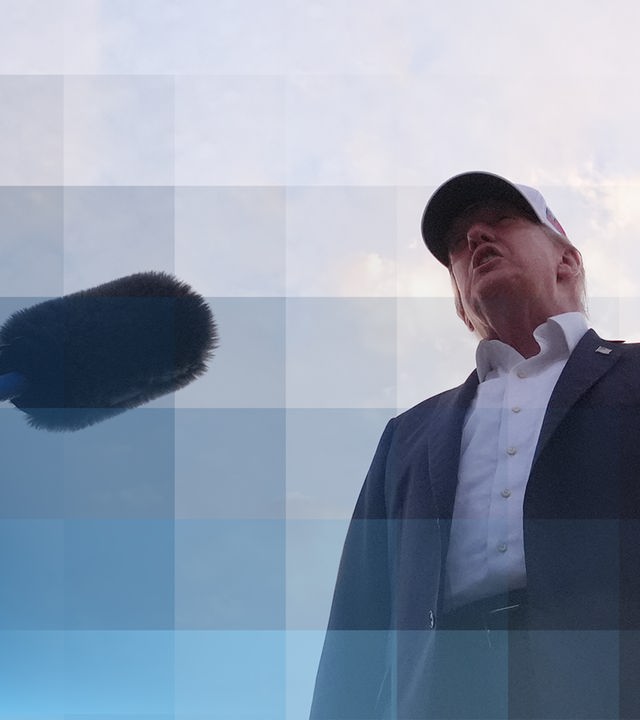 Symbolbild: Trump gegen Medien 