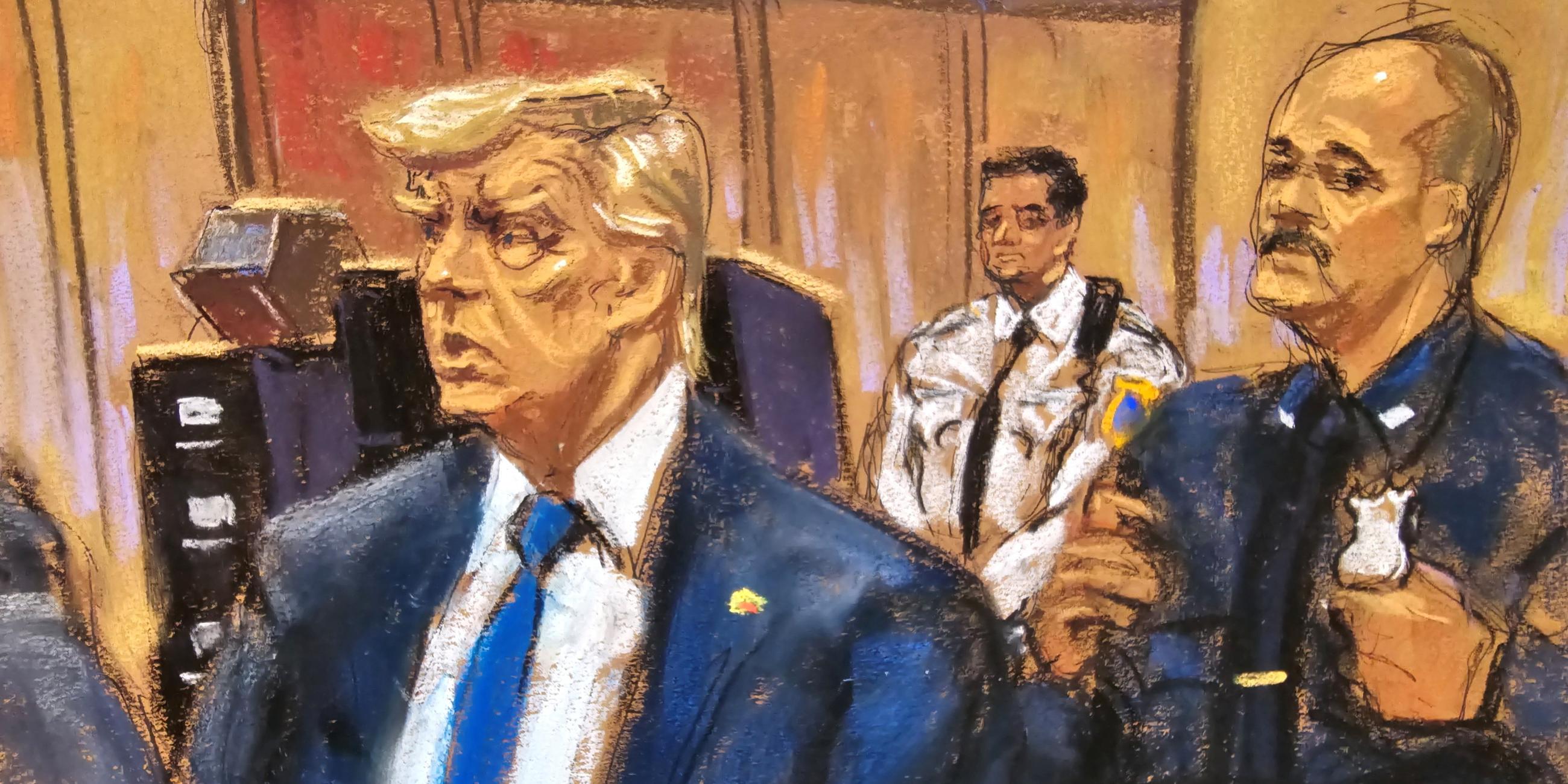 Die Geschworenen im Schweigegeld-Prozess gegen den ehemaligen US-Präsidenten Donald Trump haben ein Urteil gefällt.