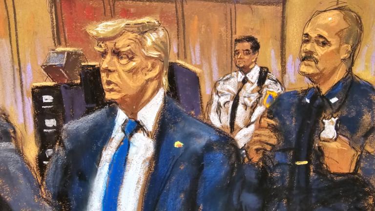 Die Geschworenen im Schweigegeld-Prozess gegen den ehemaligen US-Präsidenten Donald Trump haben ein Urteil gefällt.