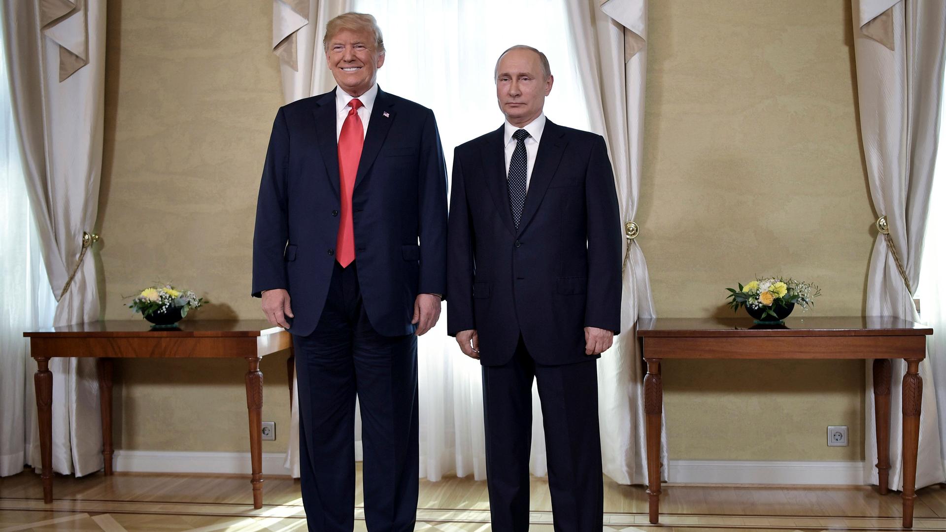 Donald Trump und Wladimir Putin, Archivbild