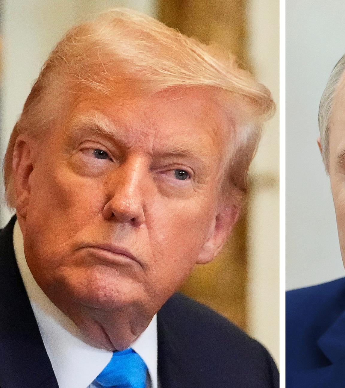 US-Präsident Donald Trump und Russlands Präsident Wladimir Putin. 