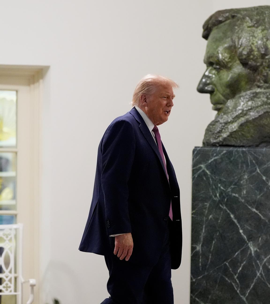 US-Präsident Donald Trump im Weißen Haus.