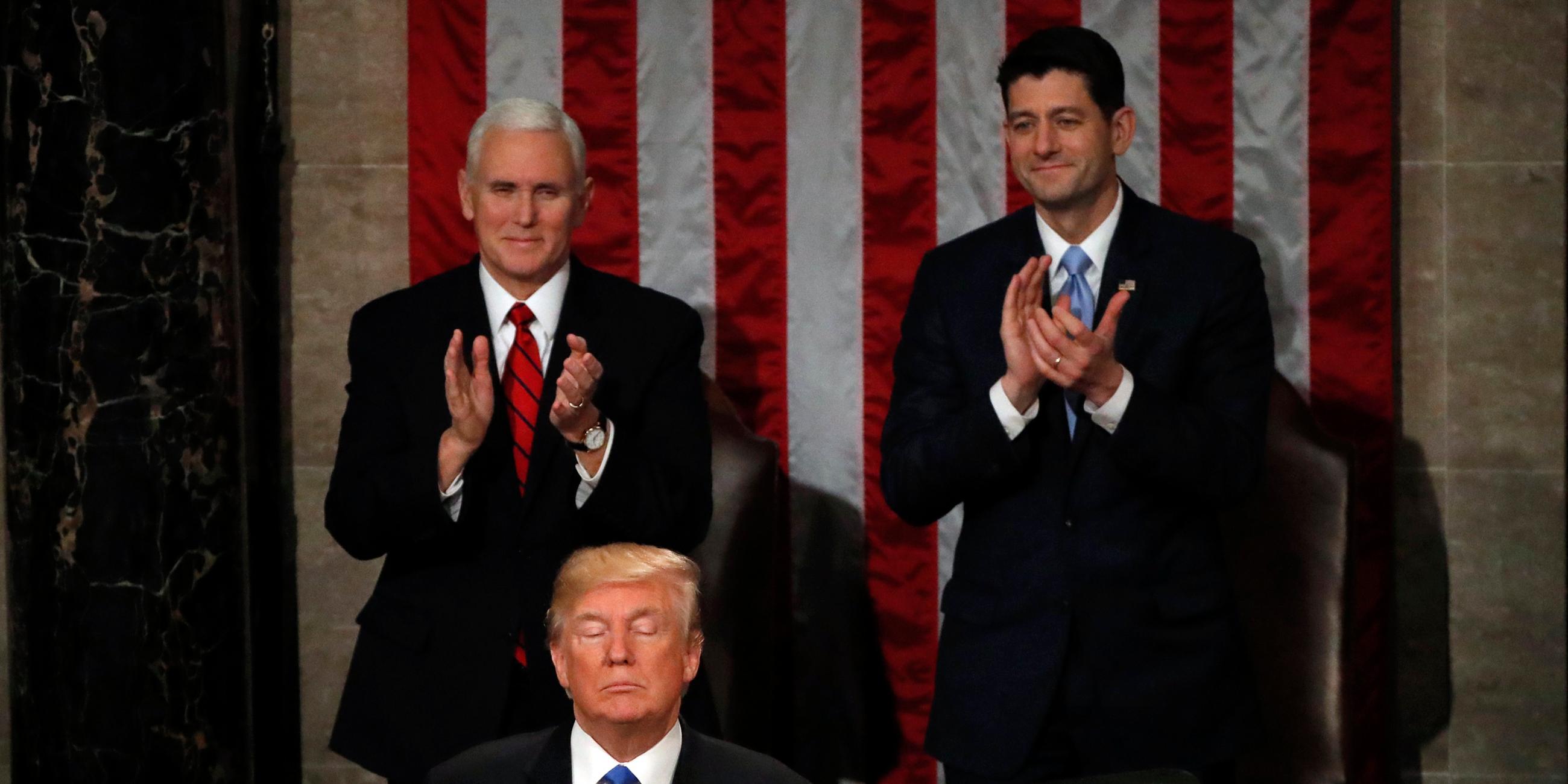Trump bei Rede zur Lage der Nation