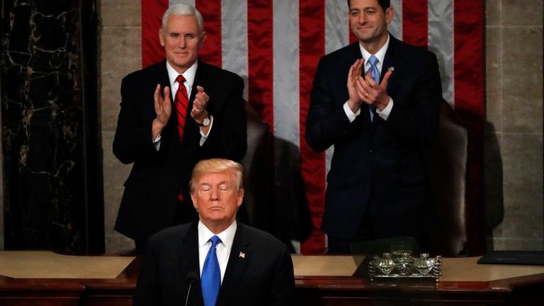 Trump bei Rede zur Lage der Nation