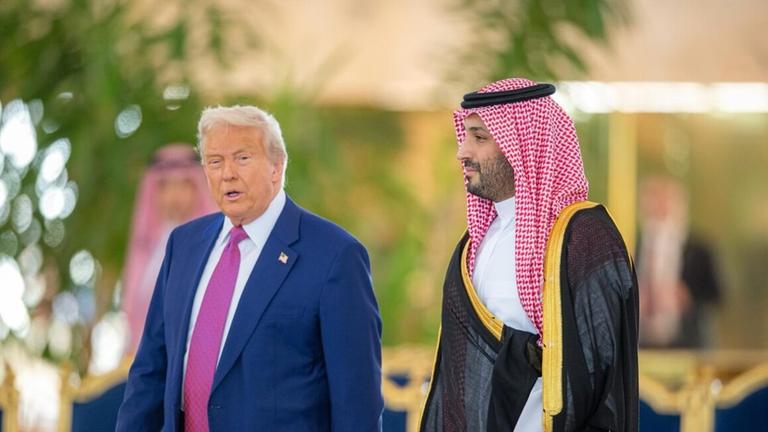 Riad, Saudi-Arabien: US-Präsident Trump und der saudi-arabischen Kronprinz Mohammed bin Salman.