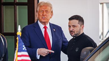 Wolodymyr Selenskyj (l.) und Donald Trump