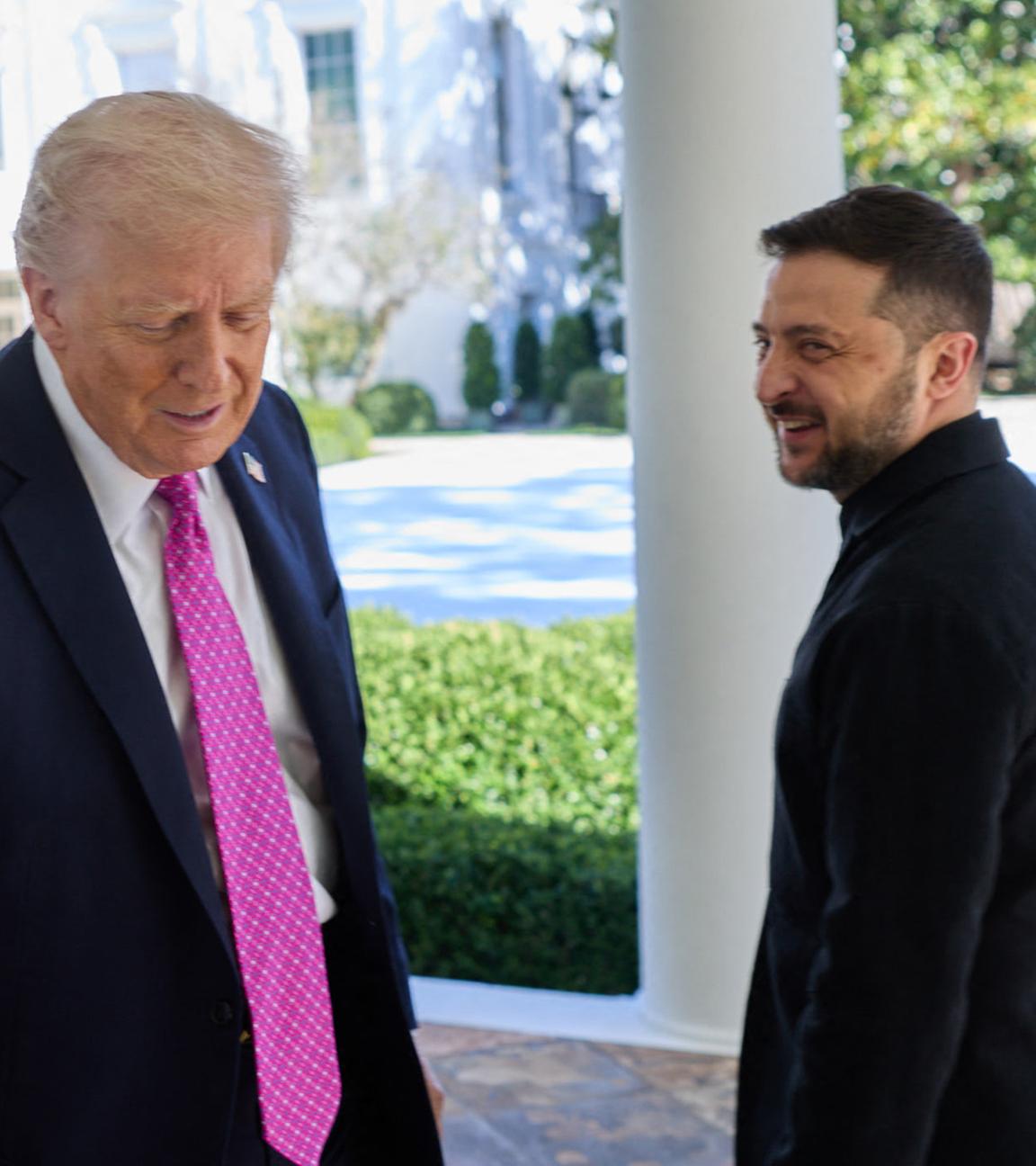 US-Präsident Donald J. Trump empfängt den ukrainischen Präsidenten Wolodymyr Selenskyj im Weißen Haus. (Archiv)