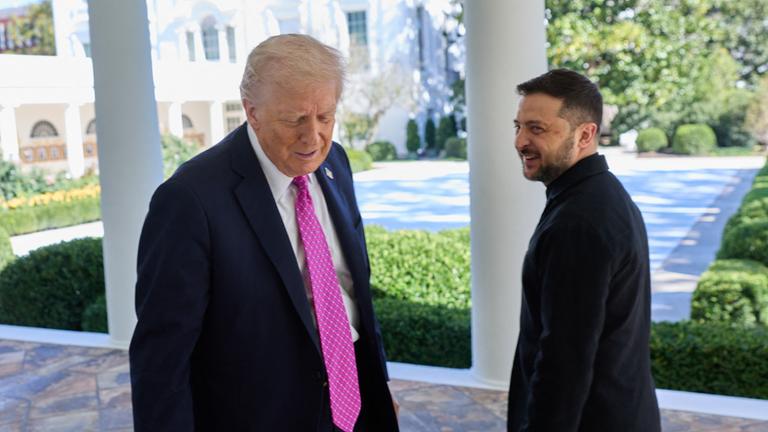 US-Präsident Donald J. Trump empfängt den ukrainischen Präsidenten Wolodymyr Selenskyj im Weißen Haus. (Archiv)