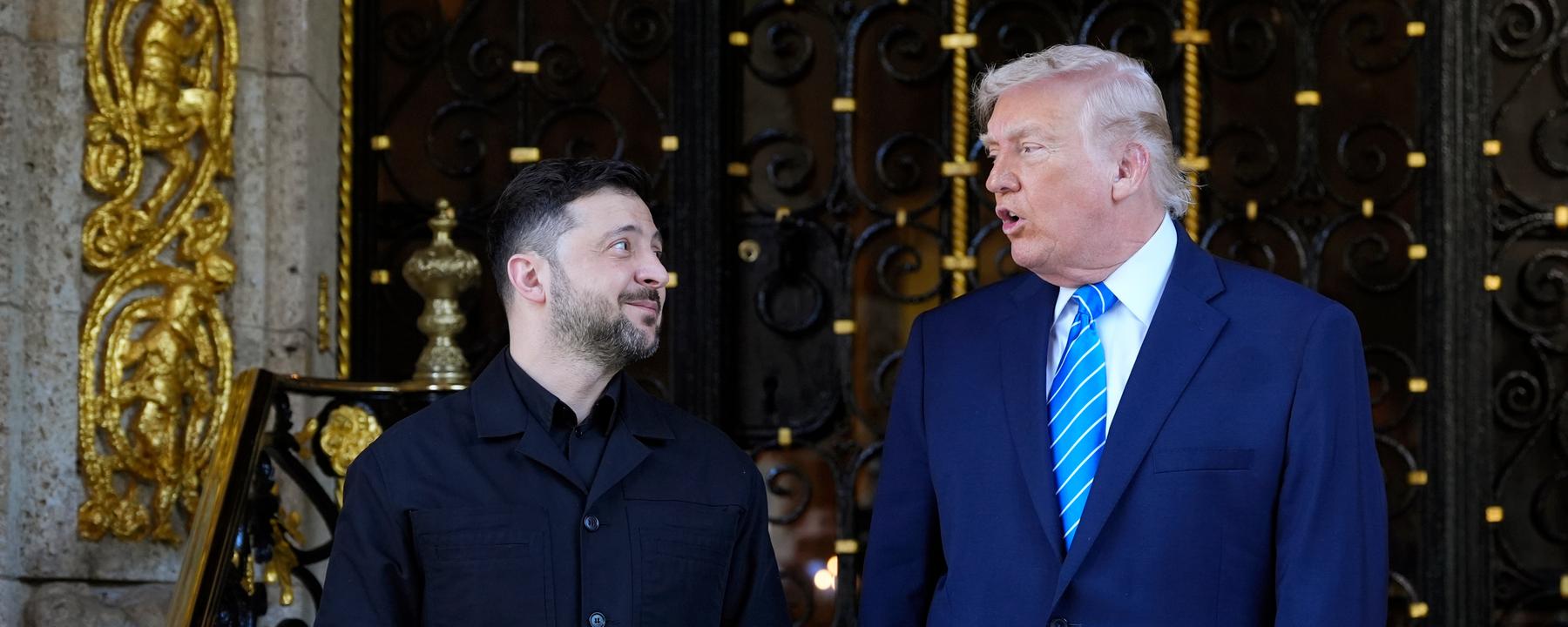 US-Präsident Trump empfängt Präsident Selenskyj in Florida