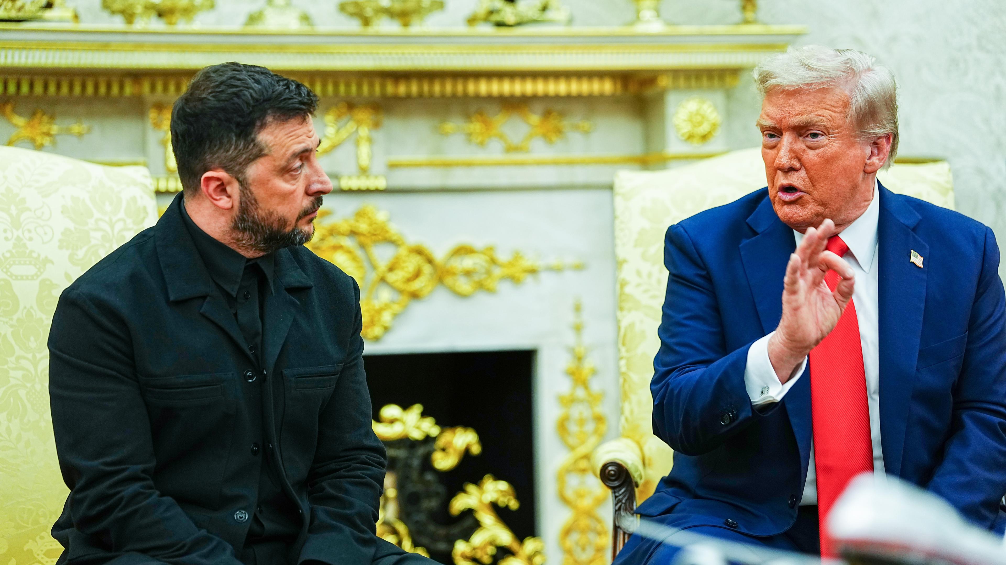 Ukraine-Gipfel in Washington: Trump trifft Selenskyj im Oval Office