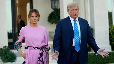 Donald und Melania Trump in Palm Beach, Florida, bei einer Spendengala der Republikaner. 