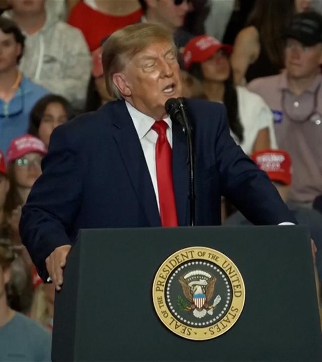 US-Präsident Donald Trump bei Wahlkampfauftritt in South Carolina