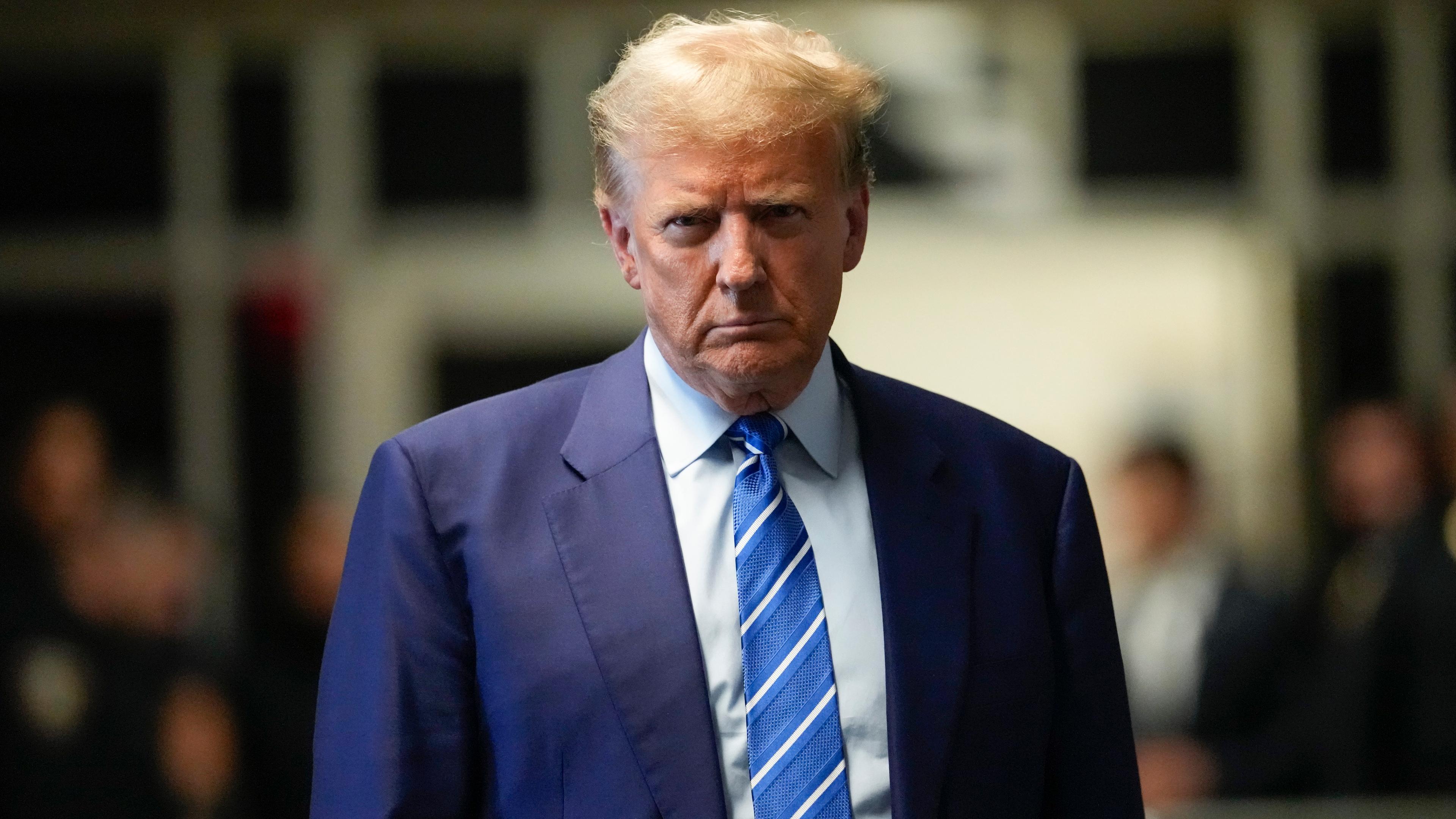Donald Trump vor Gericht.