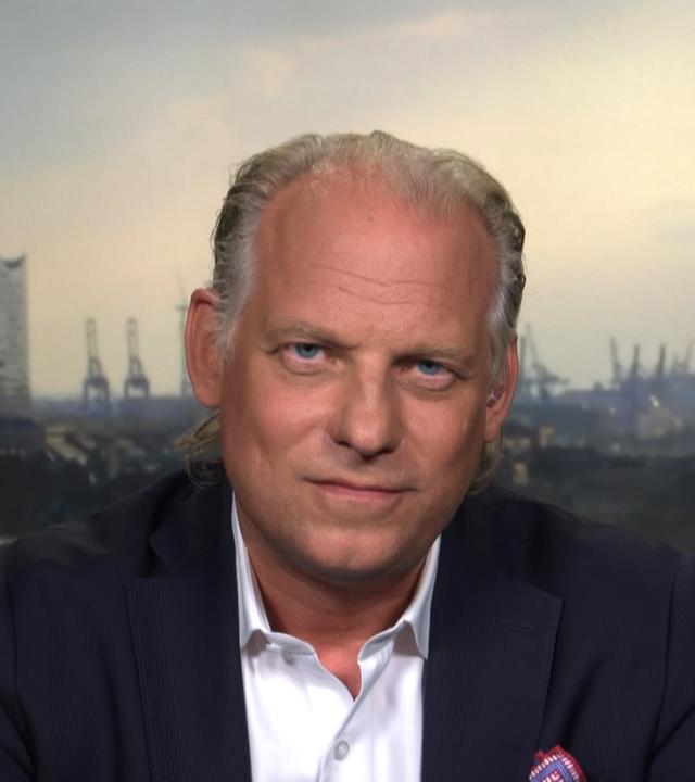 Hauptgeschäftsführer des Verbands Deutscher Reeder, Martin Kröger zugeschaltet ins Studio
