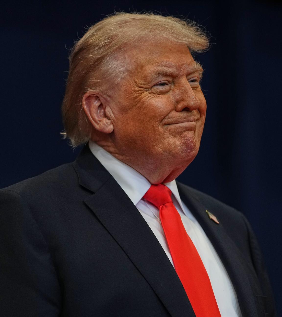 US-Präsident Donald Trump spricht in einer Charter School. 