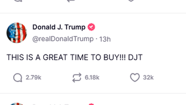 Donald Trump auf Truth Social