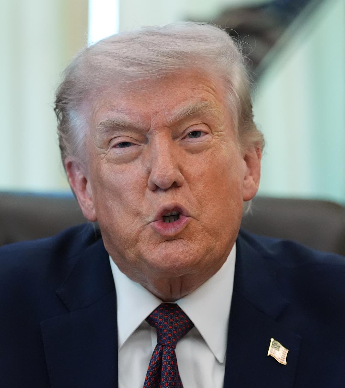 Trump Symbolbild Nahaufnahme