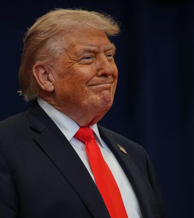 US-Präsident Donald Trump spricht in einer Charter School. 