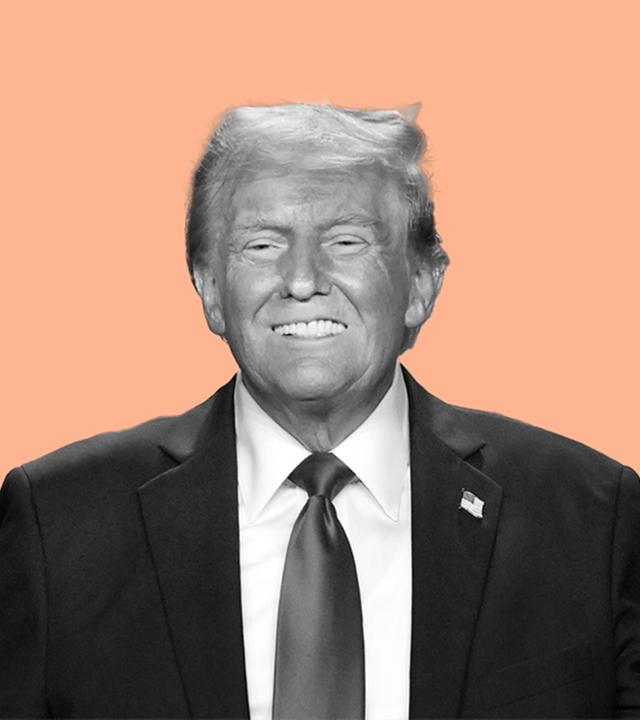 Donald Trump, neuer US-Präsident, und ZDF-Korrespondent Wulf Schmiese