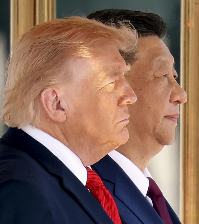 US-Präsident Donald Trump und Chinas Staatschef Xi Jinping in Peking.