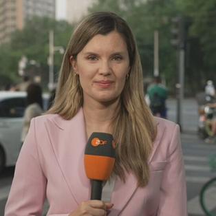 ZDF-Korrespondentin Elisabeth Schmidt in Peking