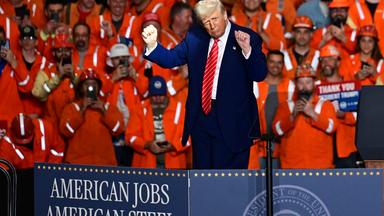 Trump ist fröhlich