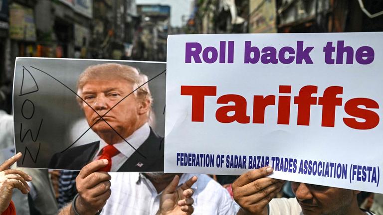 Trump Zölle Protest