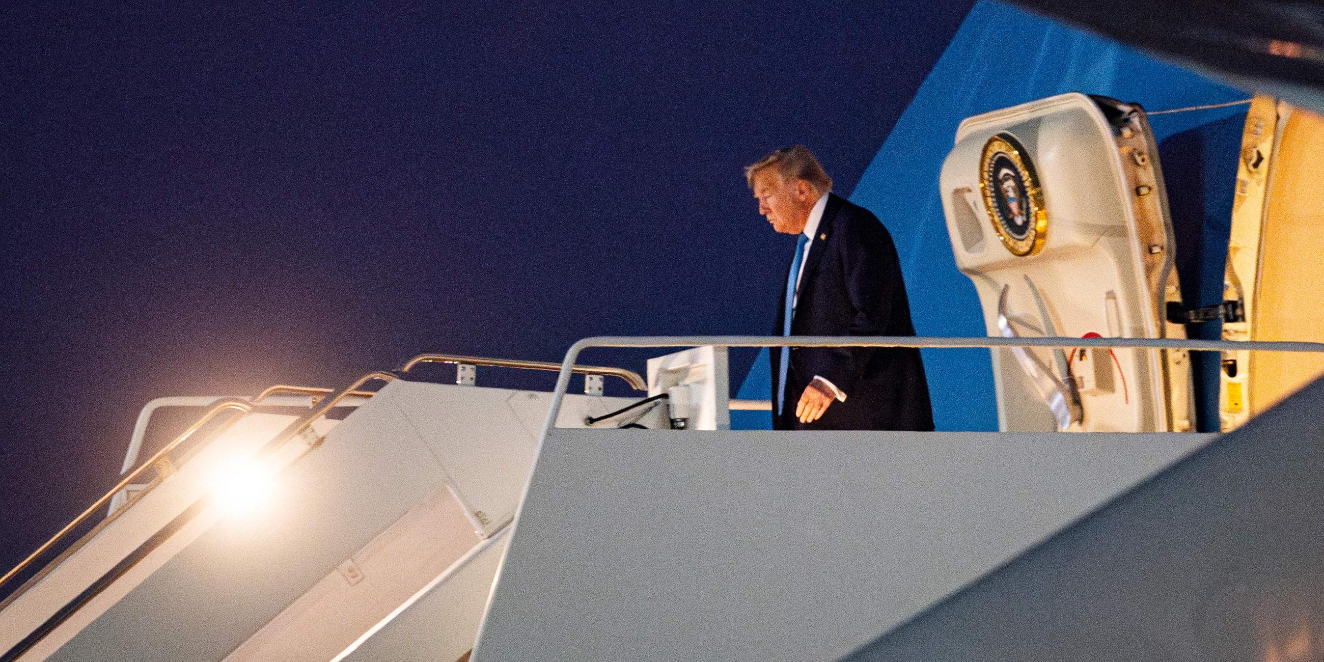 US-Präsident Trump zurück in Washington nachdem er den G7-Gipfel vorzeitig verlassen hat
