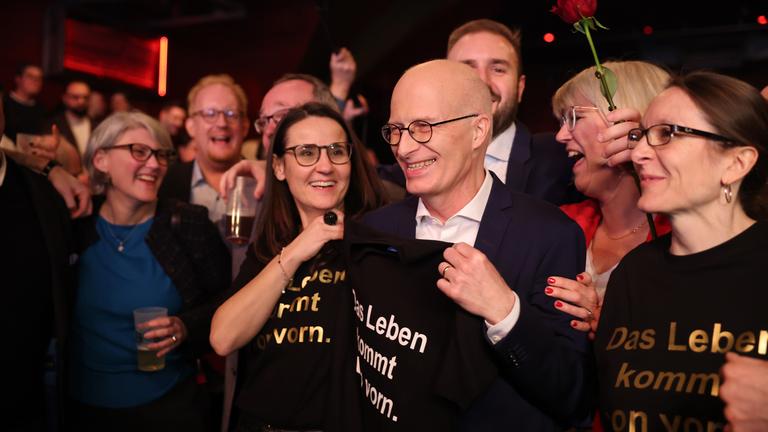 Bürgerschaftswahl Hamburg - Wahlparty SPD