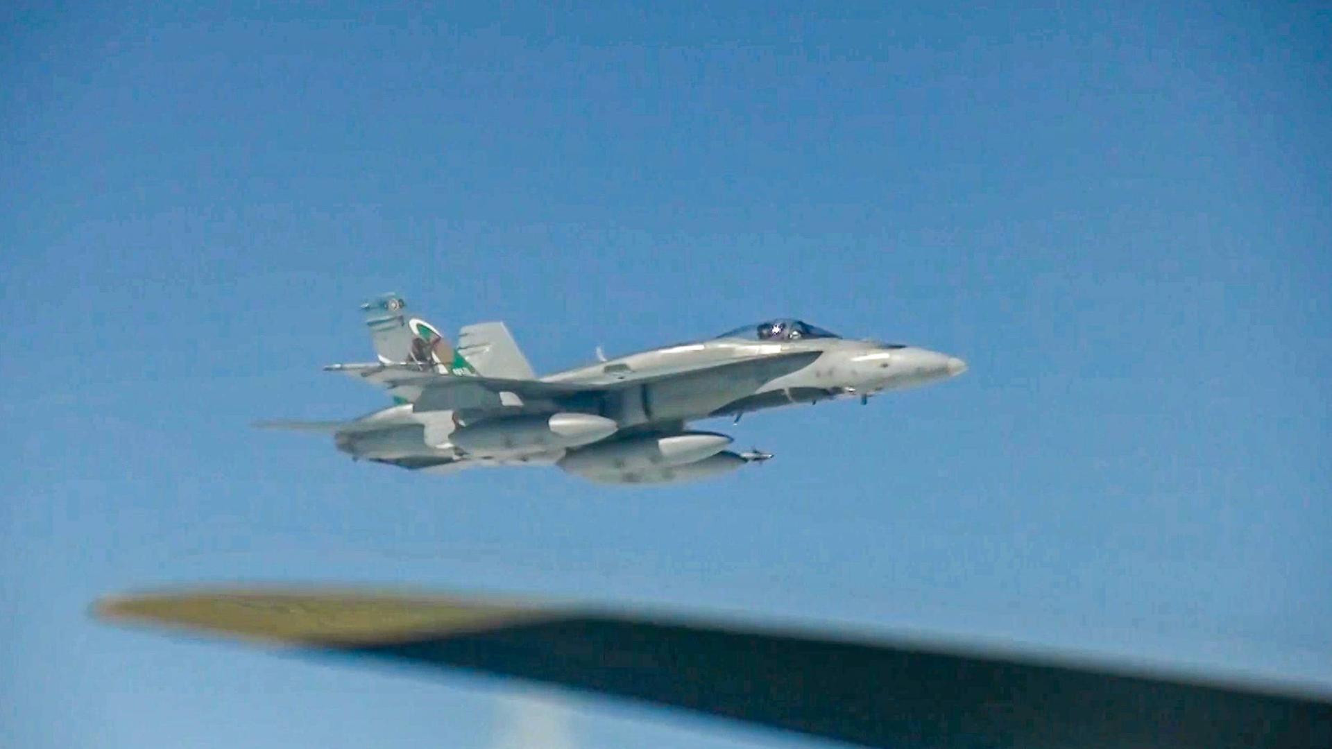 Tupolew-Bomber vom Typ Tu-95MS 