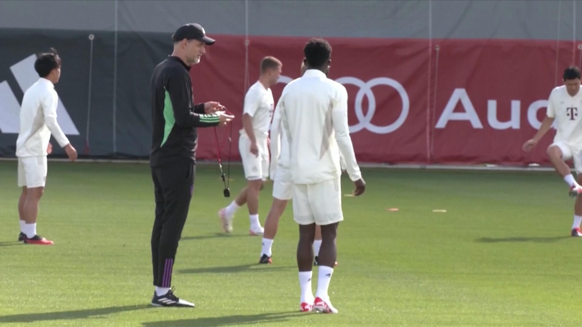 Thomas Tuchel beim Training