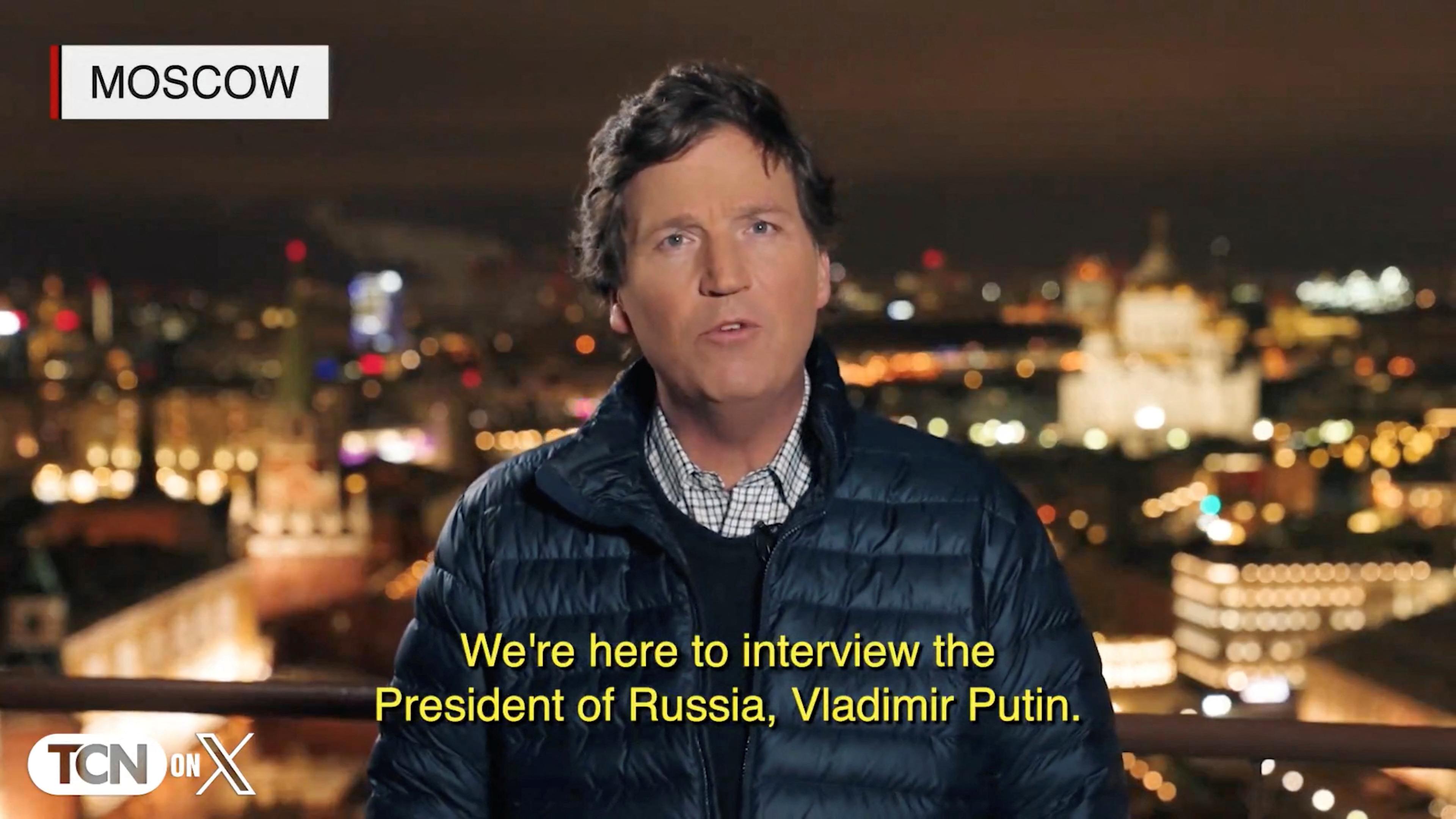 Tucker Carlson in Moskau