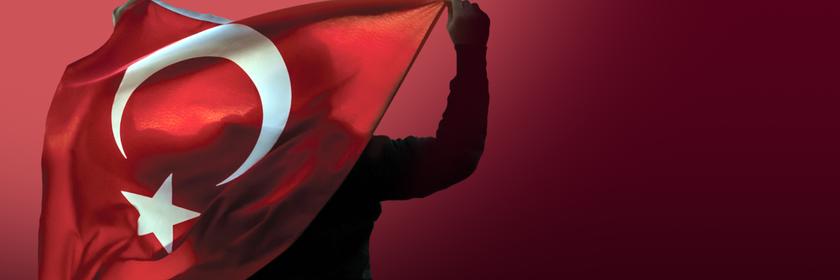 Türkei - Flagge - Typical Wahlen in der Türkei