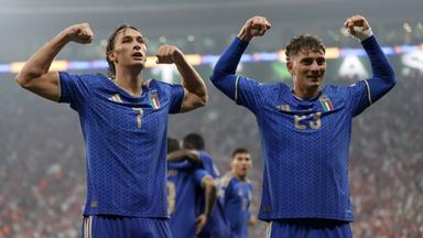 Italienische Machtdemonstration in der Nations League: Francesco Pio und Sebastiano Esposito (23).