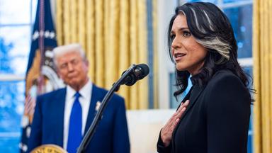 Tulsi Gabbard im Weißen Haus