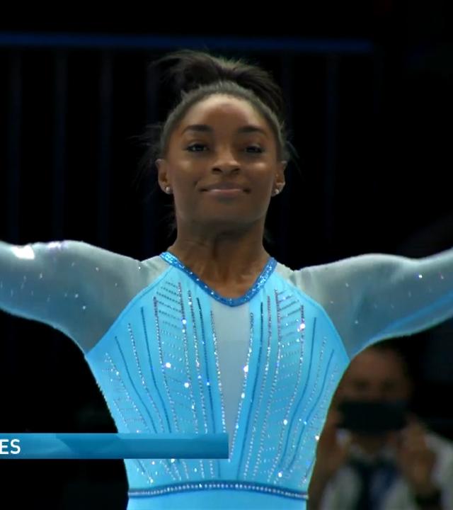 Simone Biles Comeback bei Turn-WM