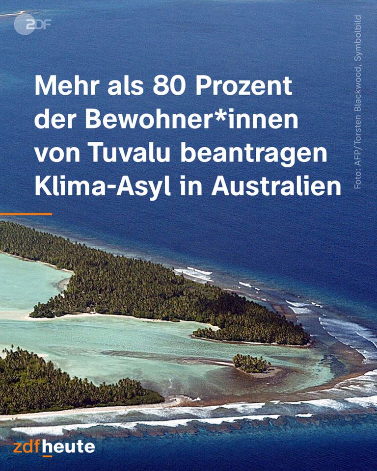 Mehr als 80 Prozent der Bevölkerung von Tuvalu beantragen Klima-Asyl in Australien