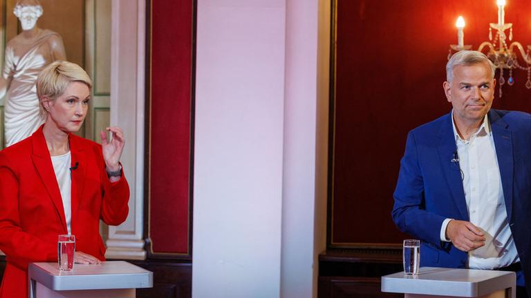 Manuela Schwesig und Leif-Erik Holm