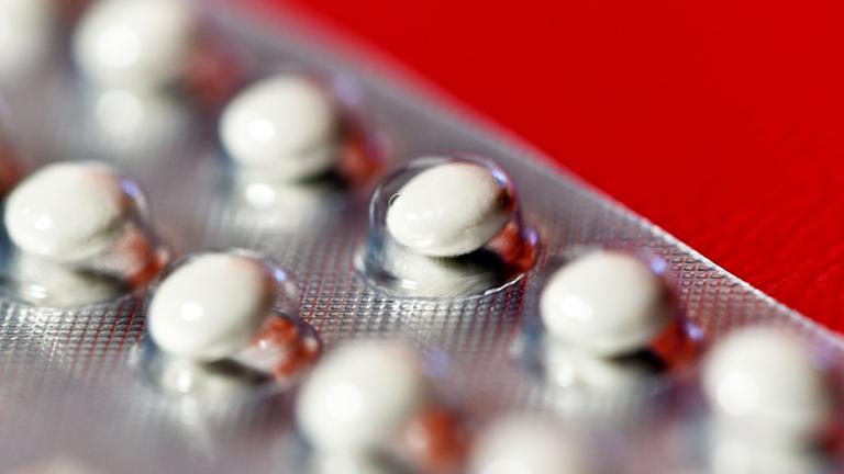 Typical: Ein Blister der Anti-Baby-Pille.