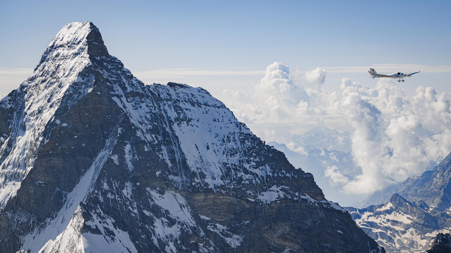 Das Matterhorn - einer der höchsten Berge der Alpen.