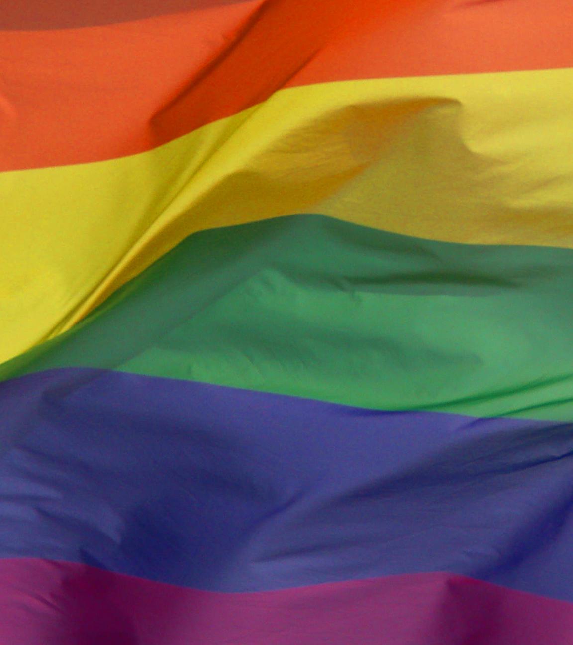 Typical: Regenbogenflagge