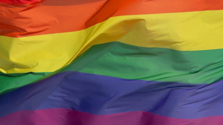 Typical: Regenbogenflagge