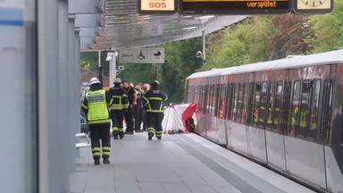 Auf dem Bild zu sehen ist: Eine Unfallstelle an einem Gleis 