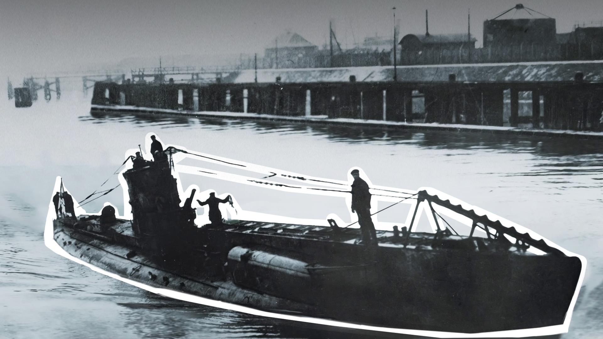 U-Boot im Hafen