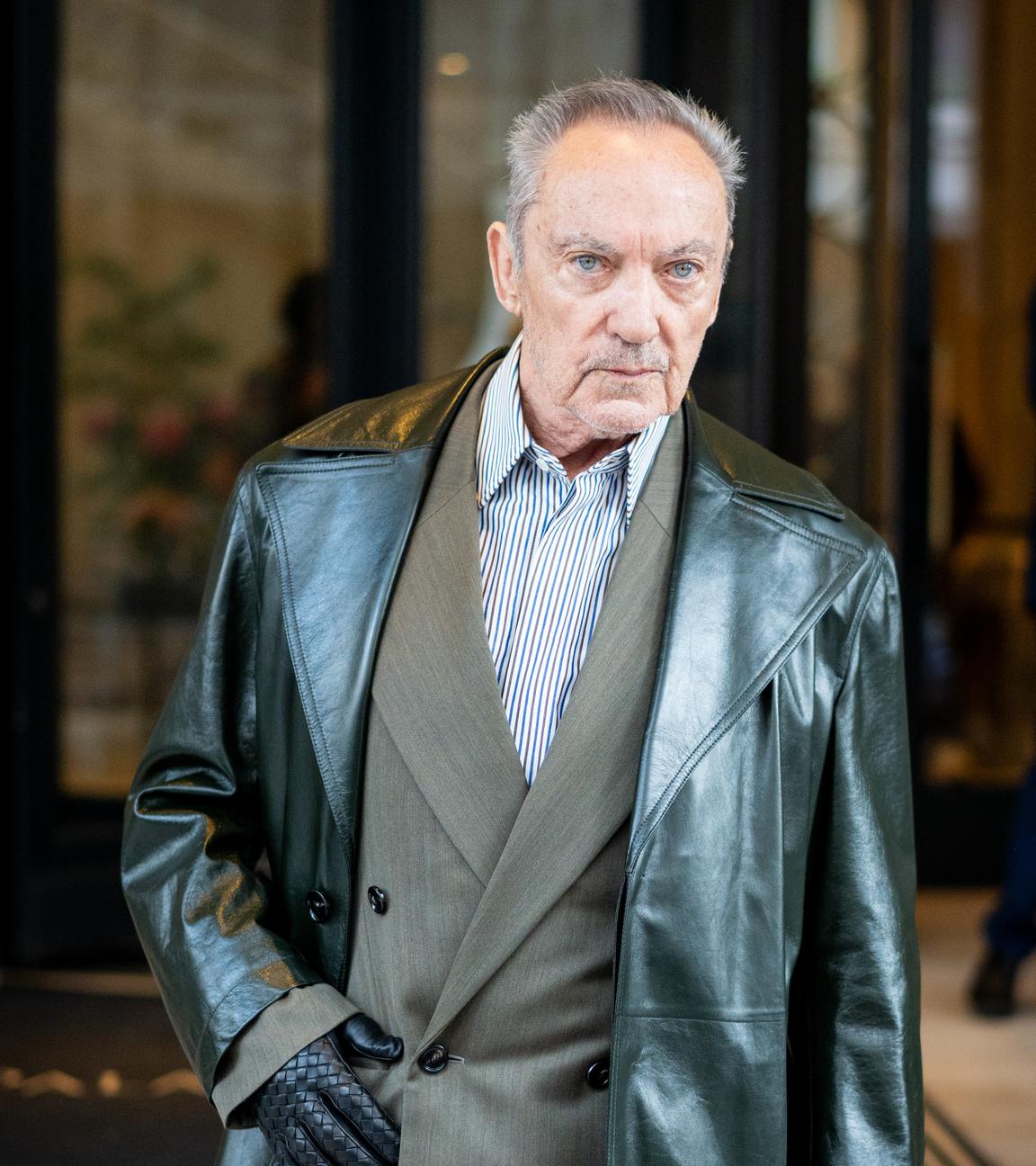 Udo Kier während der mailänder Fahsion Week.