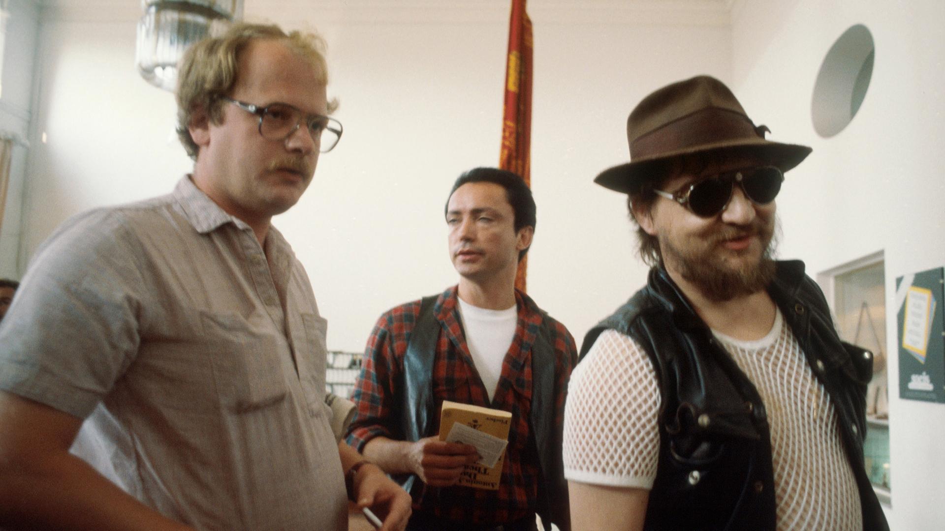 Udo Kier und Rainer Werner Fassbinder (rechts) 1979 in Venedig.