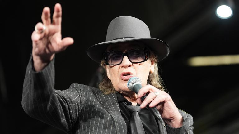 Udo Lindenberg bei einem Konzert