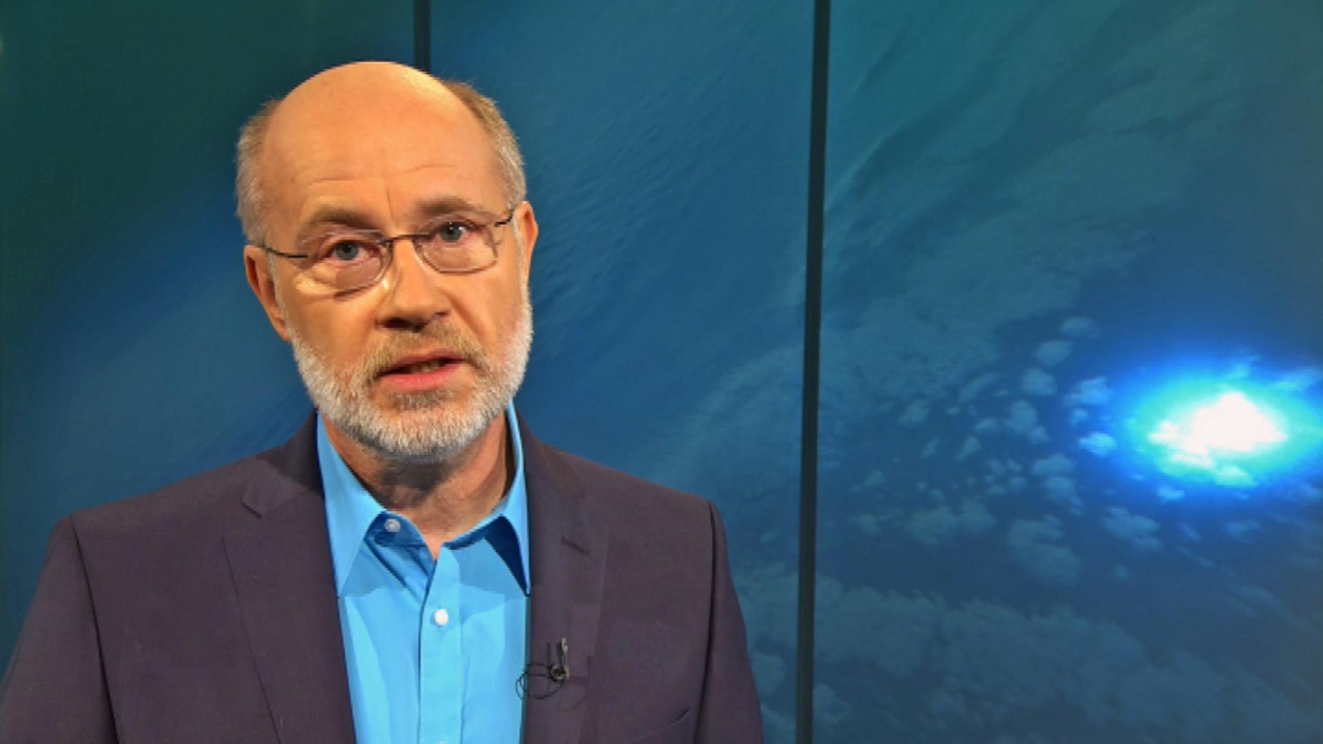 Professor Harald Lesch im Studio
