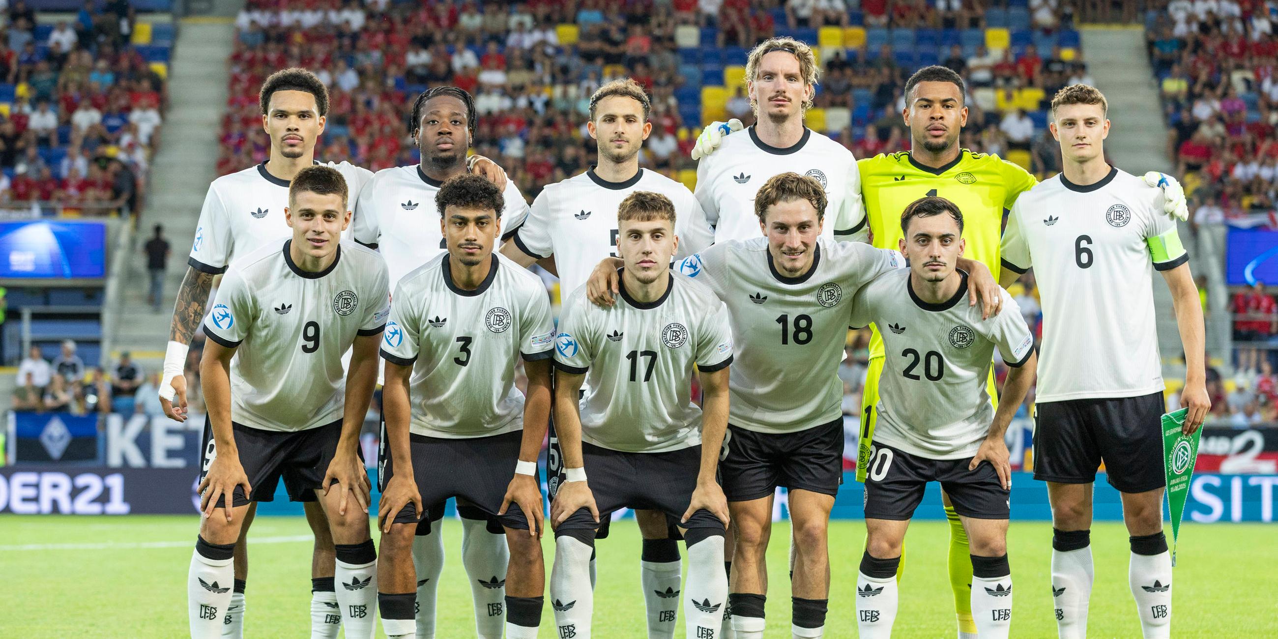 UEFA, U21, Europameisterschaft: Tschechien - Deutschland, Mannschaftsfoto